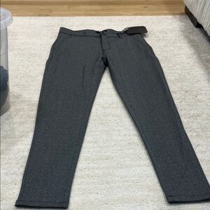 NWT Gingtto Men's Gray Herringbone Skinny Pant